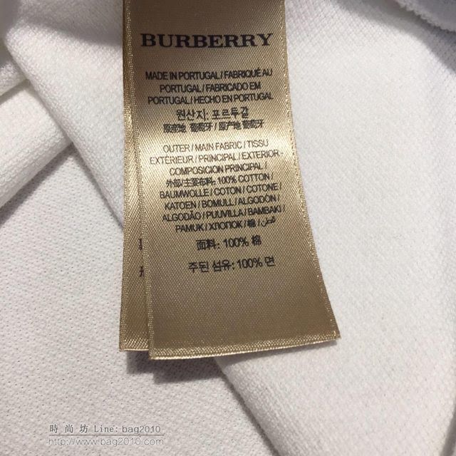 Burberry短袖 19春夏新款 巴寶莉T恤 藍色polo衫短袖衣  tzy1712
